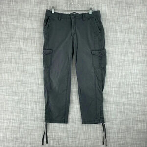 Eddie Bauer Womens Size T6 cargo crop pants 0461